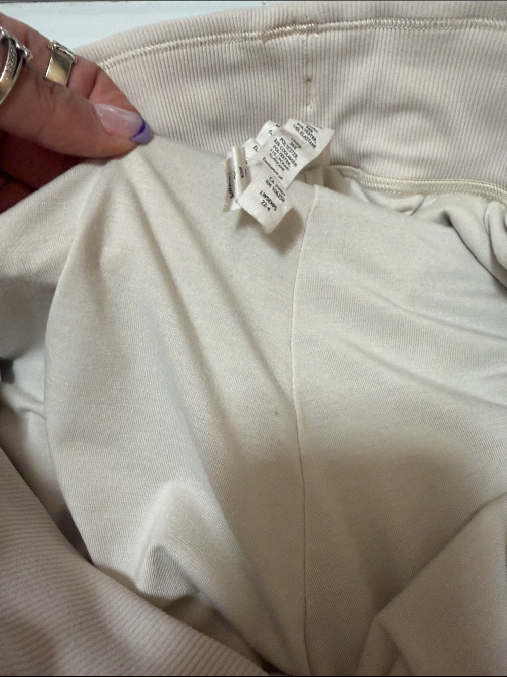 Lululemon Women's Dance Light Beige Drawstring Jogger Pants - Picture 8 of 10